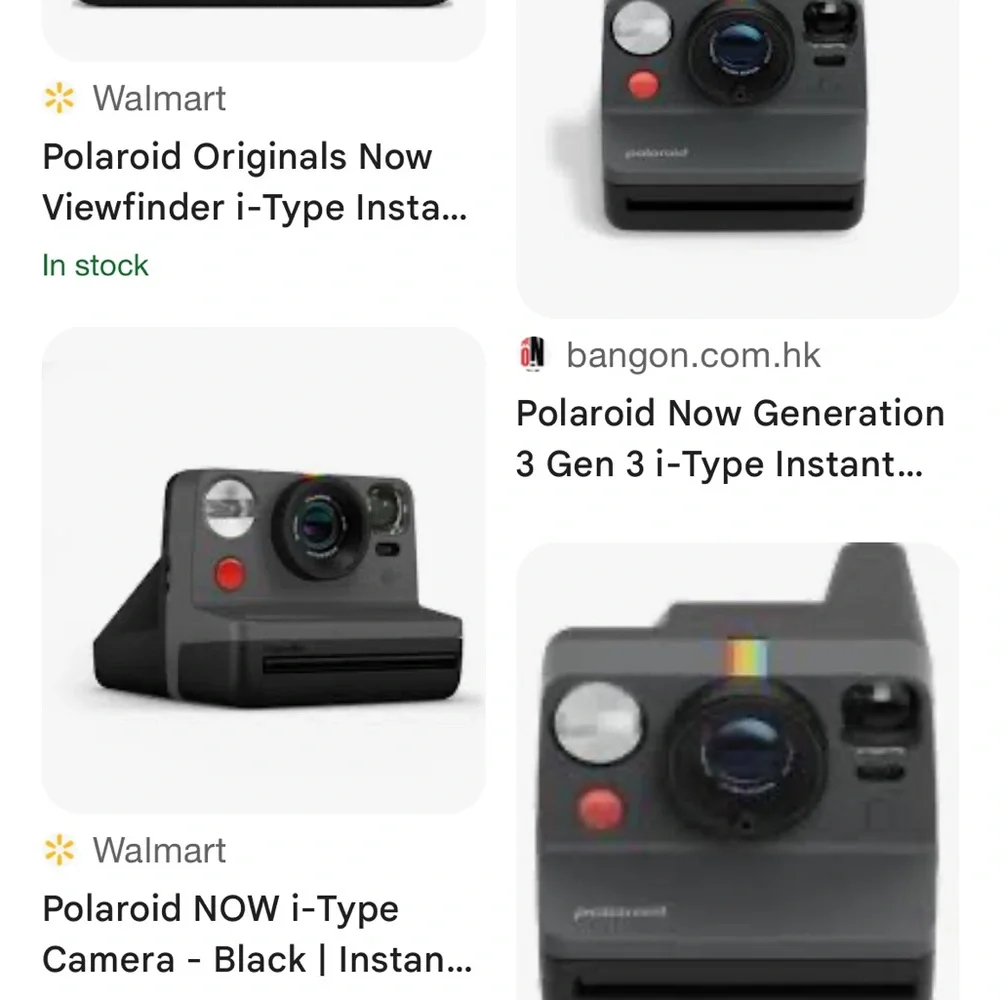 Polaroid Gray Simulated Camera with Classic Design